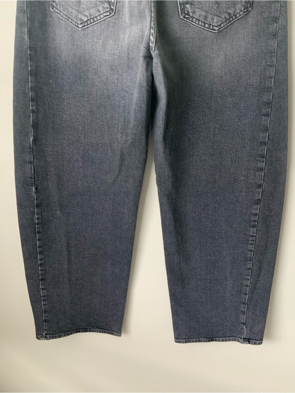 MOTHER SUPERIOR Jeans Half-Pipe Flood Outta Sight Washed Charcoal Gray Size 27 - Picture 9 of 16
